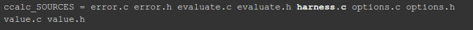 automake file after the change